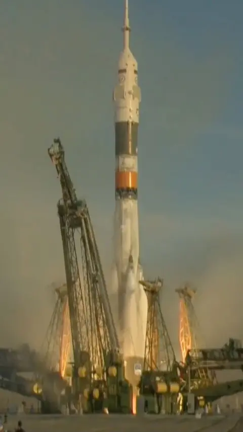 Rocket taking off