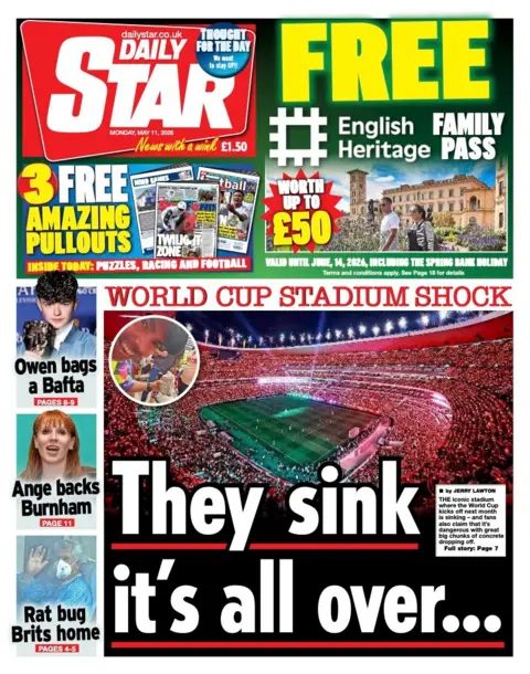 a785ced0-4cb2-11f1-b55d-0f258dce1735.jpg The Papers: Original 'Labour leadership rivals circle' and 'Golden boys' on Baftas red carpet