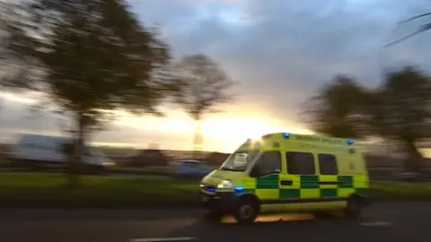 BBC EMAS ambulance