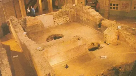 Remains of a Roman house in Dover