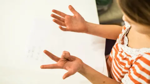 Getty Images cOUNTING WITH FINGERS