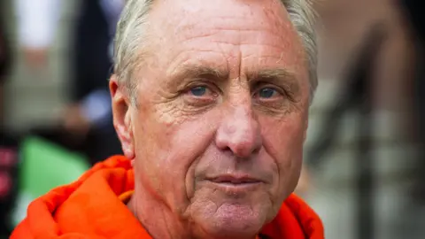 EPA Johan Cruyff as he appeared in 2011