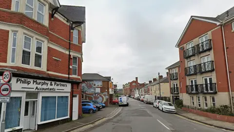St Vincent Road, Newport, is a mix of flats and housing