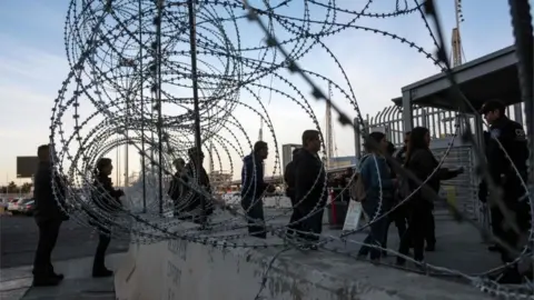 AFP/Getty San Ysidro border crossing