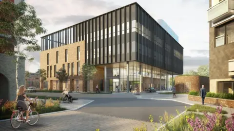 Sunderland City Council Artist impression of new building