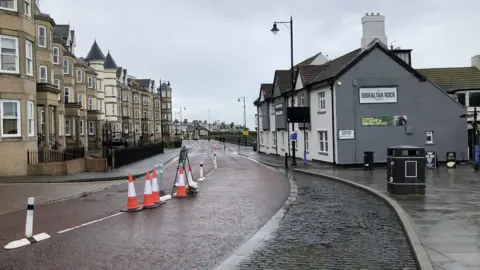 BBC Cycle lane in Tynemouth