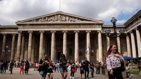 EPA People visiting the British Museum on 17 August, 2023