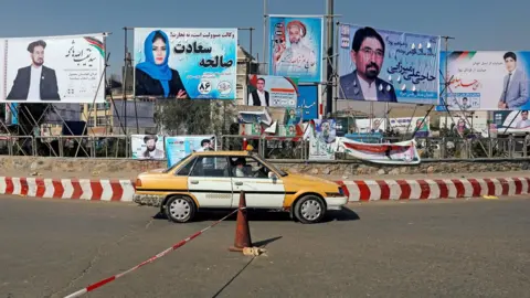 Reuters Election posters in Kabul on 28 September 2018