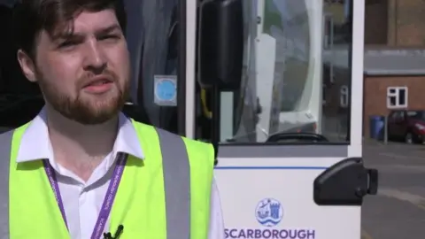 Scarborough Borough Council Harry Baross, climate change and carbon reduction officer