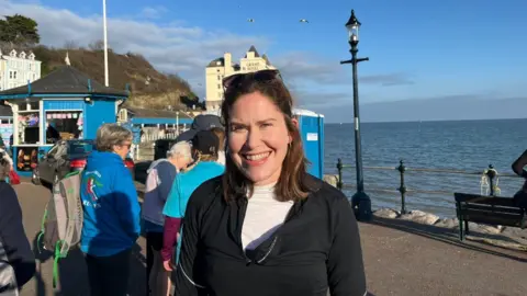 Angharad Owen pictured in Colwyn Bay in Conwy county. 