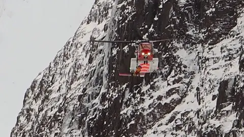 Mike Inkley Rescue helicopter