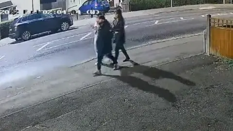 Leicestershire Police Mahek Bukhari, Ansreen Bukhari and Rekan Karwan walking