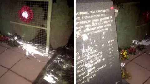 DUP Teebane vandalism