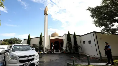 Getty Images Al Noor mosque, one of the mosques where some 50 people were killed