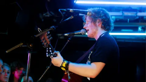 Moles Ed Sheeran plays at Moles in Bath