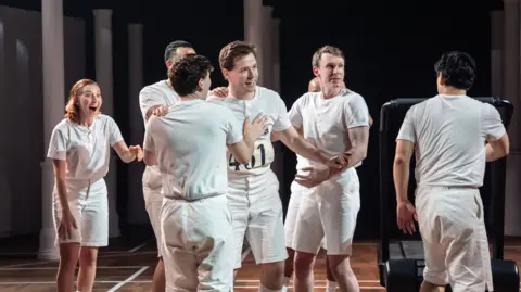 Johan Persson/ Sheffield Theatres Members of the theatre company in Chariots of Fire