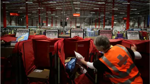 Getty Images Royal Mail postal worker