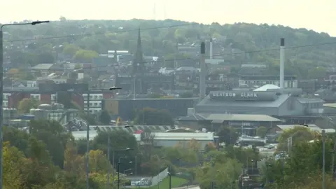 BBC General view of Rotherham