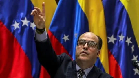 EPA A file photograph shows the Speaker of the Venezuelan National Assembly, Julio Borges, in Caracas, Venezuela, on 07 August 2017 (re-issued on 26 October 2017).