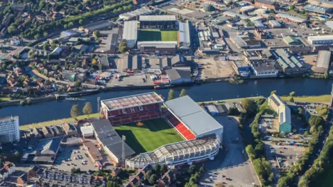 Getty Images Stadiums of Notts County and Nottingham Forest