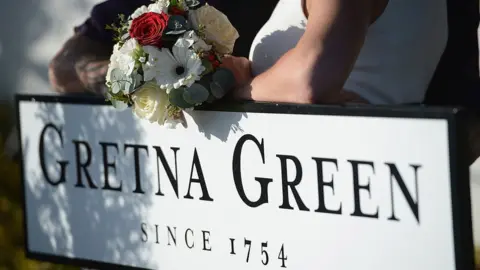 Getty Images wedding sign