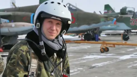 Channel One Russian pilot Roman Filippov