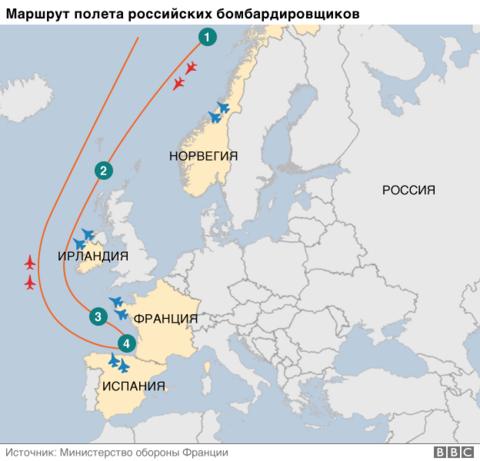 Карта военных самолетов