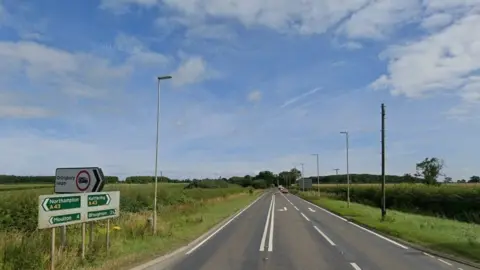 Google View of part of the A43