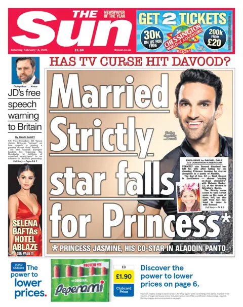 The Sun: Married Strictly star falls for Princess