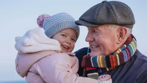 Getty Images Child and grandparent