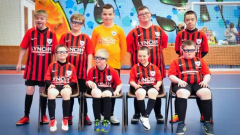 BBC The Oxford Bulls ahead of a Foyle Cup match