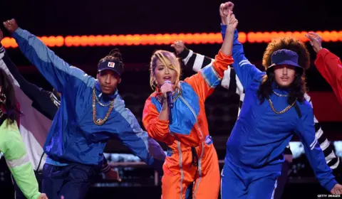 Getty Images Rita Ora performed