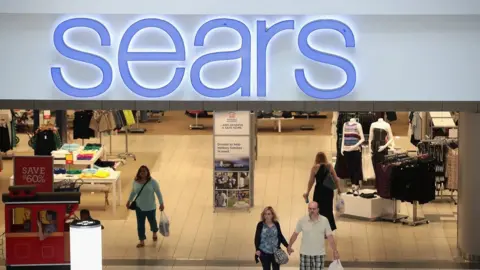 Getty Images Sears store with shoppers