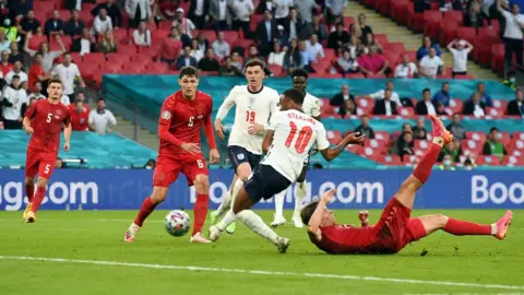 Reuters England's Euro 2020 semi-final against Denmark