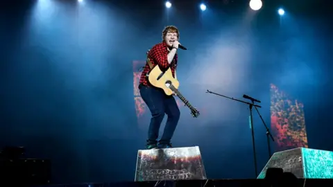 Reuters Ed Sheeran at Glastonbury