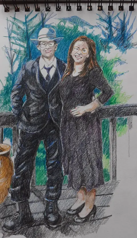 Alan Dunlop Michael and his partner Hannah