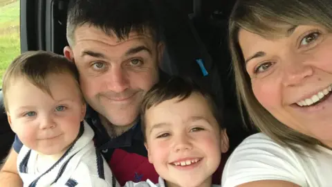 Hannah Davies Rupert, Mark, Freddie and Hannah