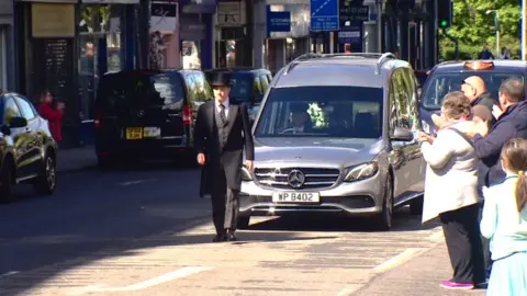 David Cowan funeral cortege