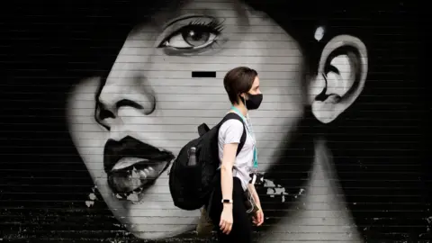 PA Media Covid Glasgow