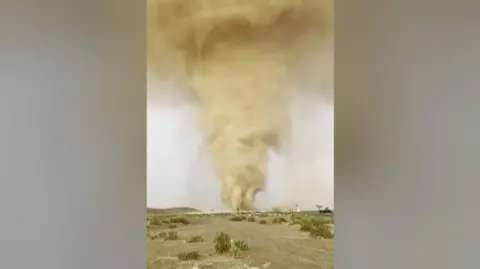 Dust tornado