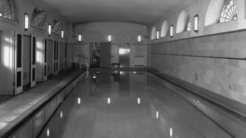 Getty Images The White House indoor pool in 1933