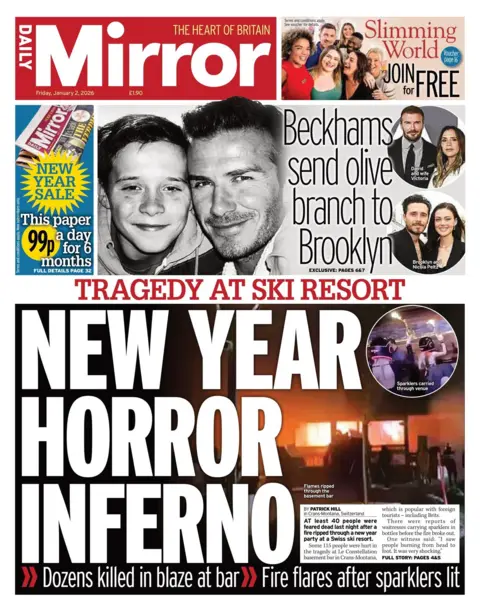 "New Year horror inferno".