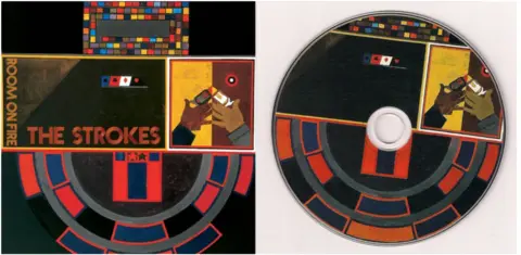 Courtesy of the Phillips family Front cover of The Strokes' Room On Fire album featuring the art work of Peter Phillips