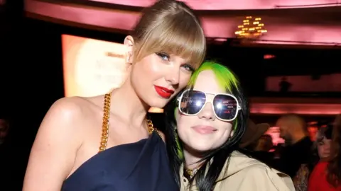 Getty Images Taylor Swift and Billie Eilish