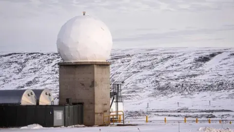 US Pituffik Space Base in northern Greenland