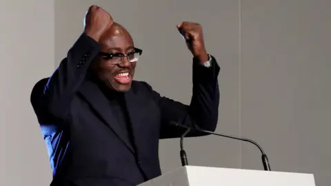 PA Media Edward Enninful at the Turner Prize ceremony