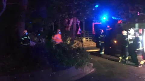 Jersey Fire and Rescue Service fire in Jersey