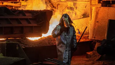 Anadolu Agency A steel worker