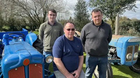 Callum, Brian and Tom Morley