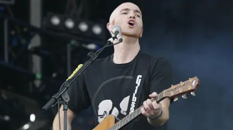 Yui Mok | PA Wire The late Mark Sheehan of The Script on stage